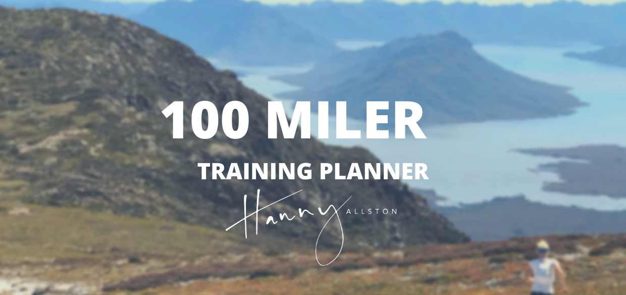 100 Miler Running Training Planner