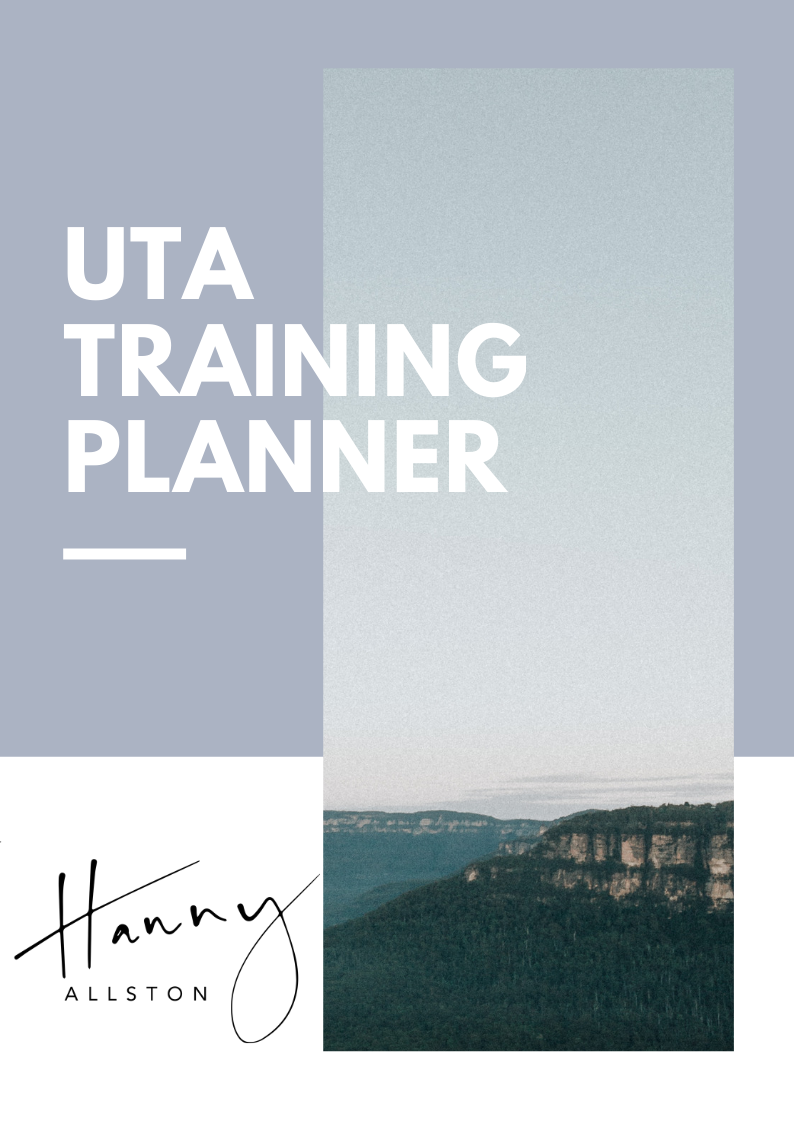UTA Trail Running Training Planner
